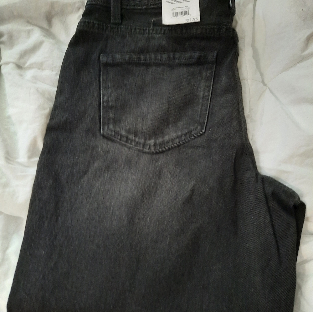Time& Tru Size 8 Black High Rise Stretch Straight Women's Jeans - Picture 13 of 13